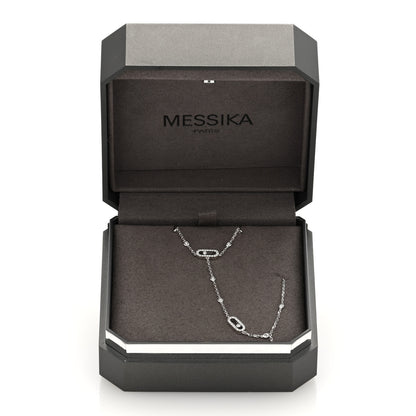Messika 18K White Gold Diamond Move Uno Hand Bracelet 4 of 4