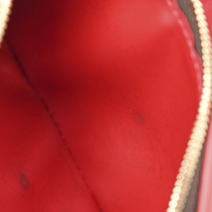 Louis Vuitton Damier Ebene Victorine Wallet Red 8 of 10