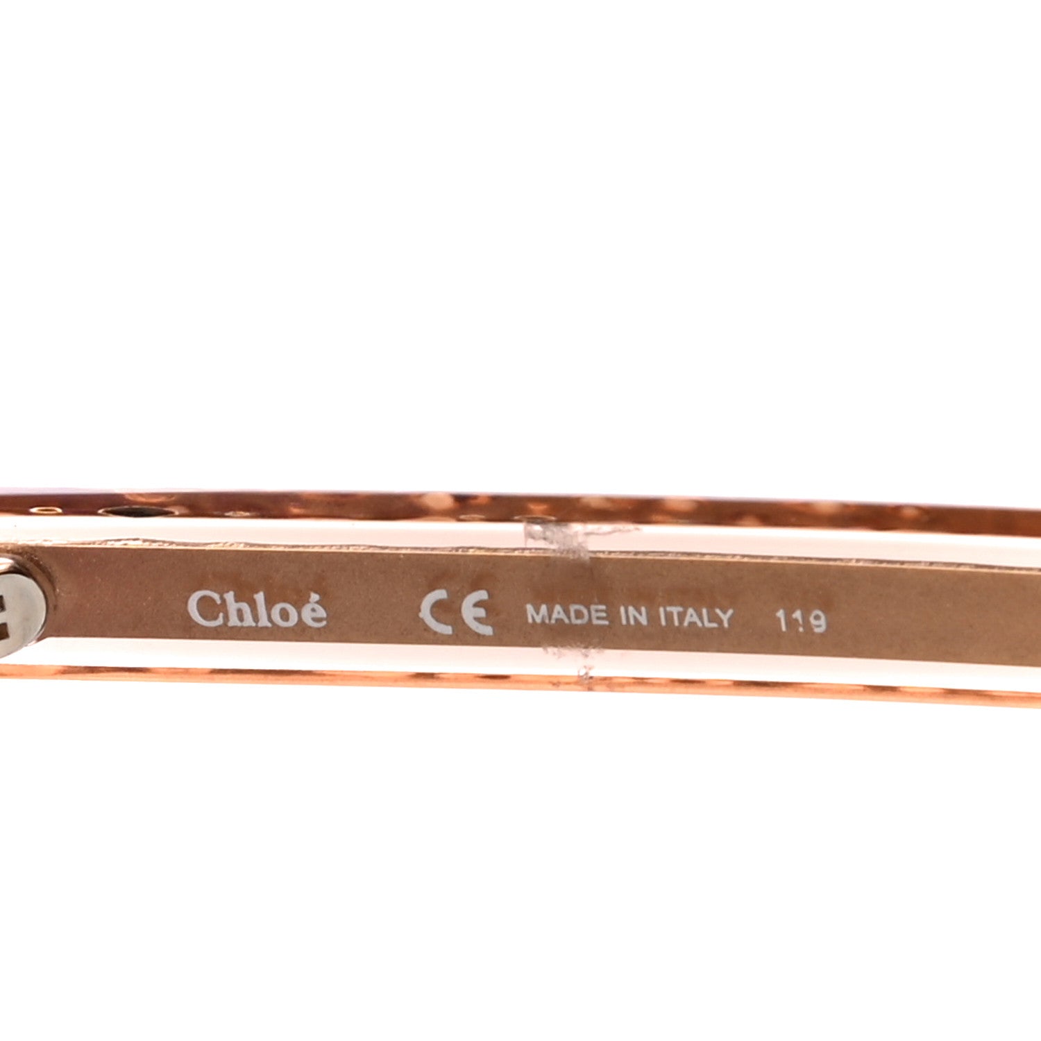 Chloe Oversized Round Sunglasses CE753S Purple 6 of 7
