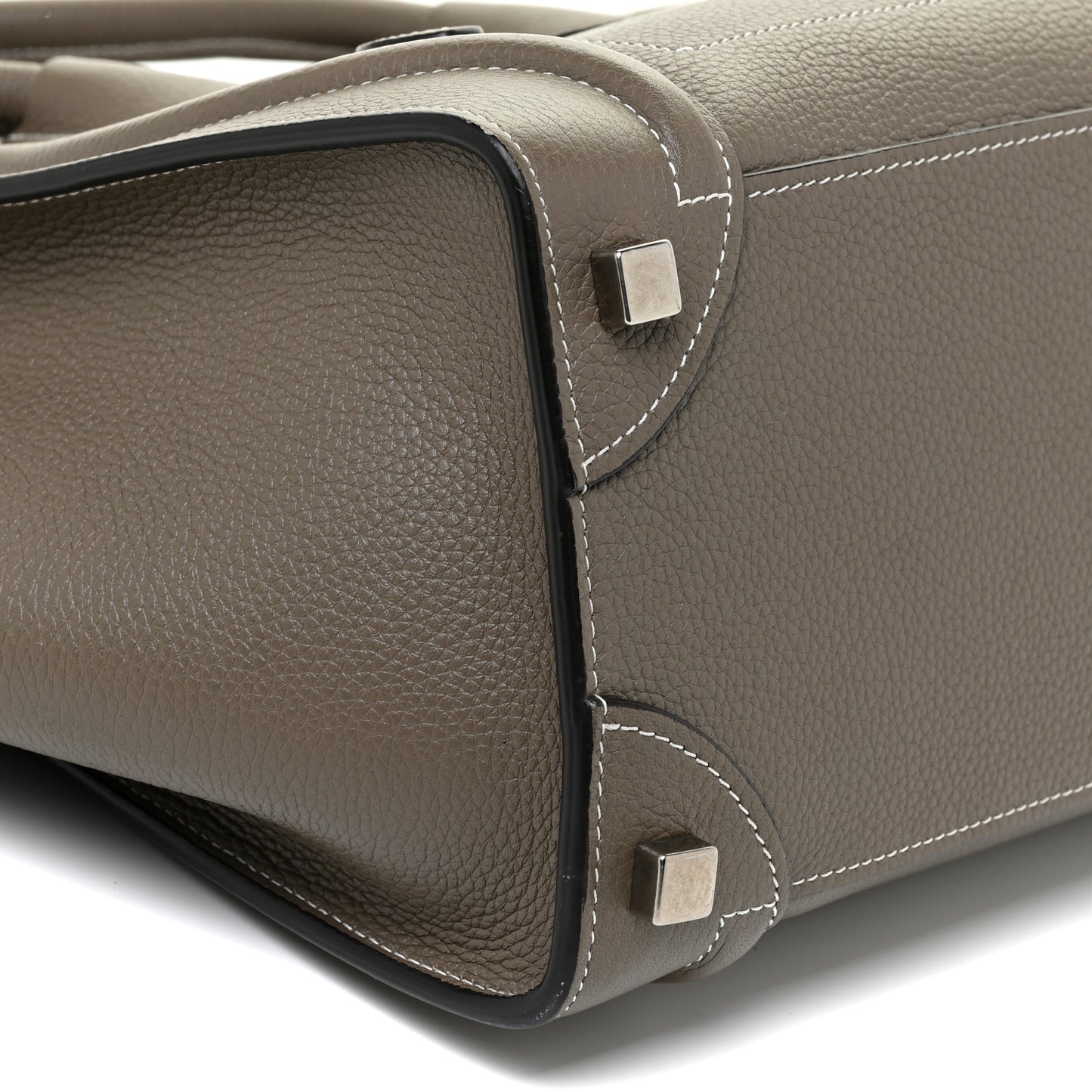 Drummed Calfskin Micro Luggage Souris