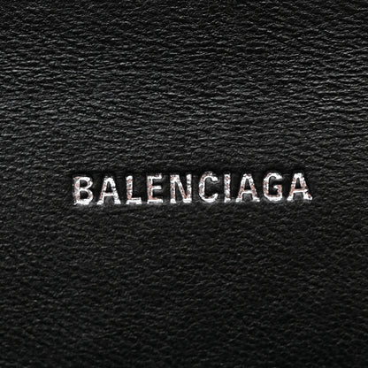 Balenciaga Metallic Textured Calfskin Hourglass Top Handle Bag XS Silver 7 of 14