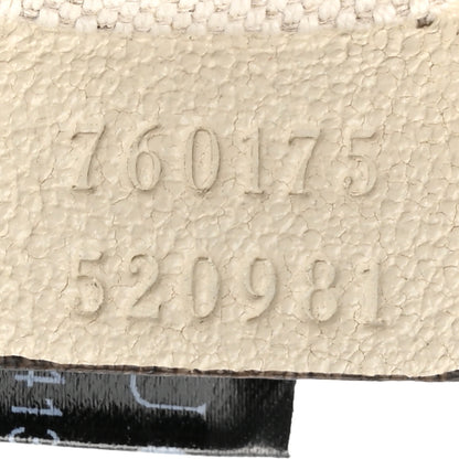 Gucci Sakai Be Green Calfskin Diagonal Stitched Mini Blondie Shoulder Bag Mystic White 7 of 10