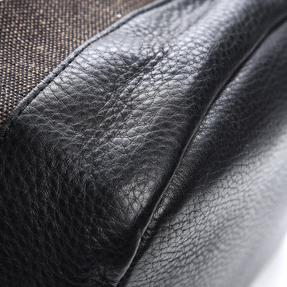 Burberry Canvas Mega Check Drifton Backpack Black 8 of 9