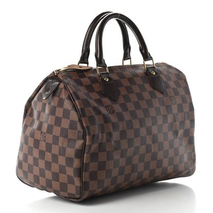 Louis Vuitton Damier Ebene Speedy 30 3 of 9