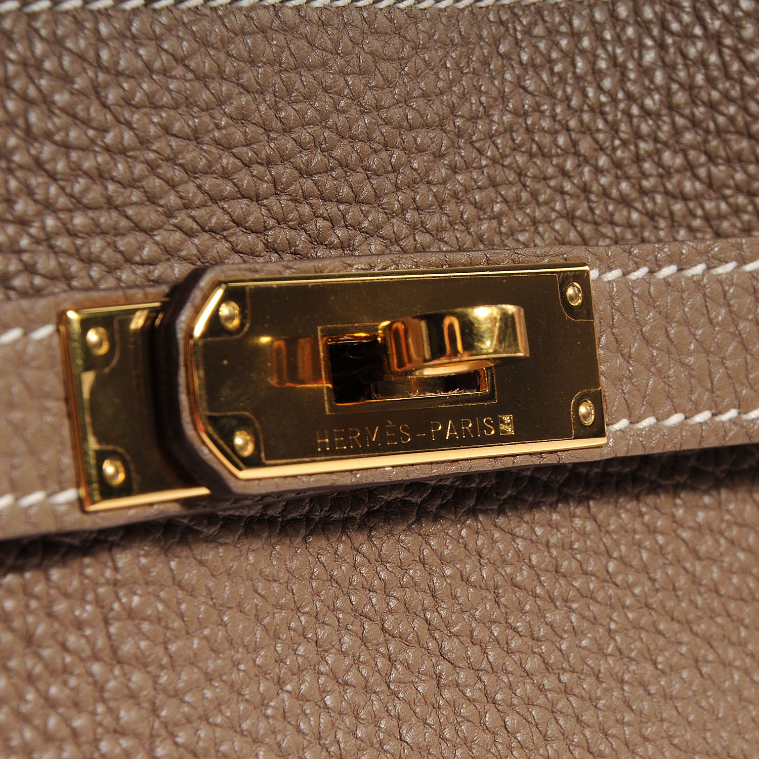 Hermes Togo So Kelly 26 Etoupe 8 of 8