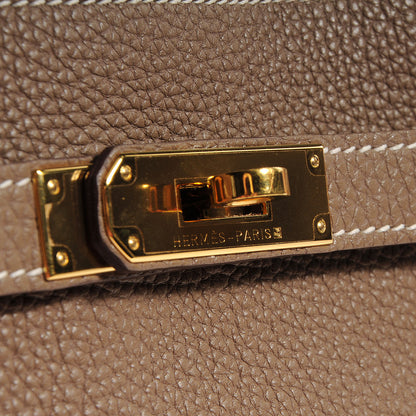 Hermes Togo So Kelly 26 Etoupe 8 of 8