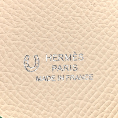 Hermes Epsom Horseshoe Calvi Card Case Vert Vertigo Craie 6 of 8