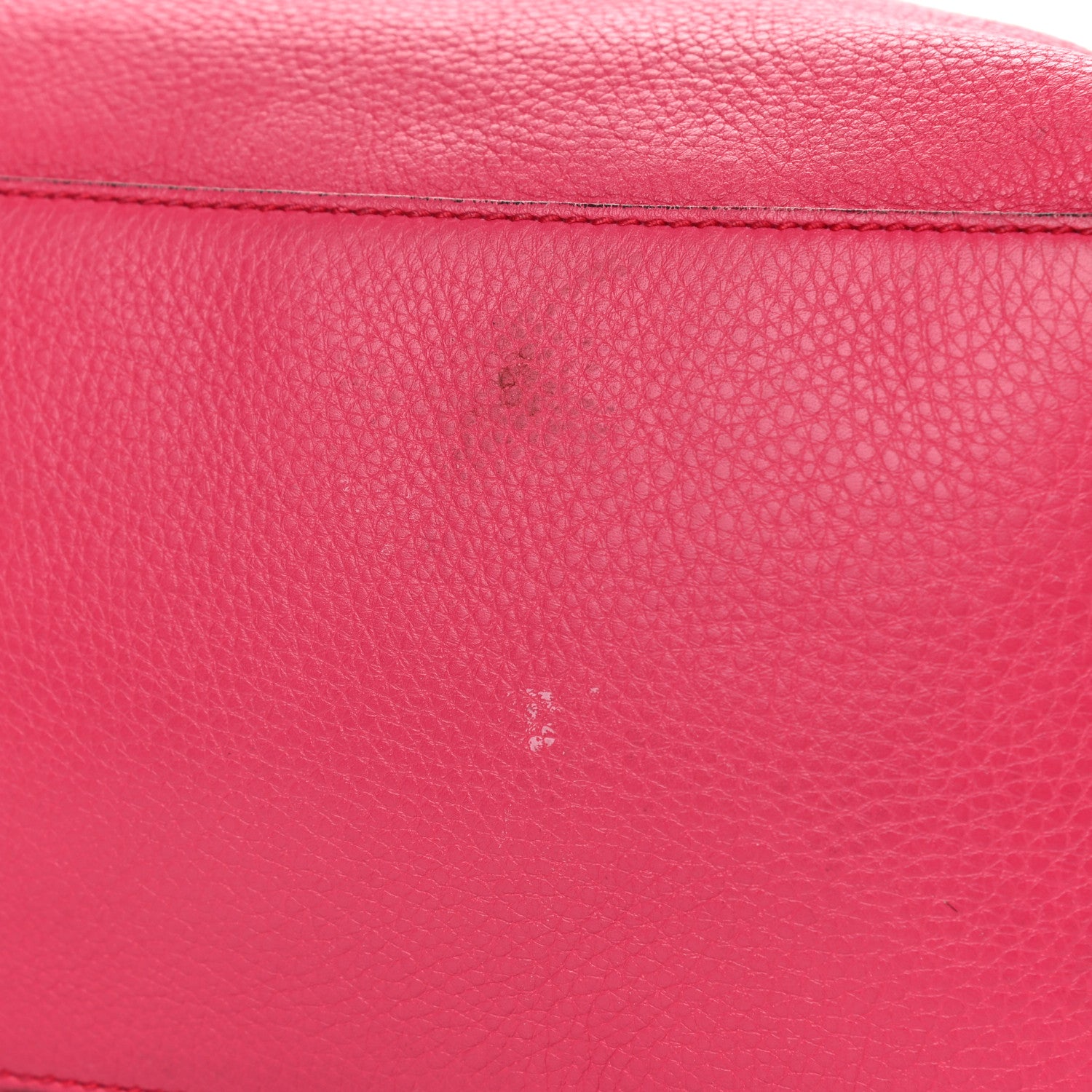 Gucci Pebbled Calfskin Medium Soho Chain Shoulder Bag Pink 12 of 17