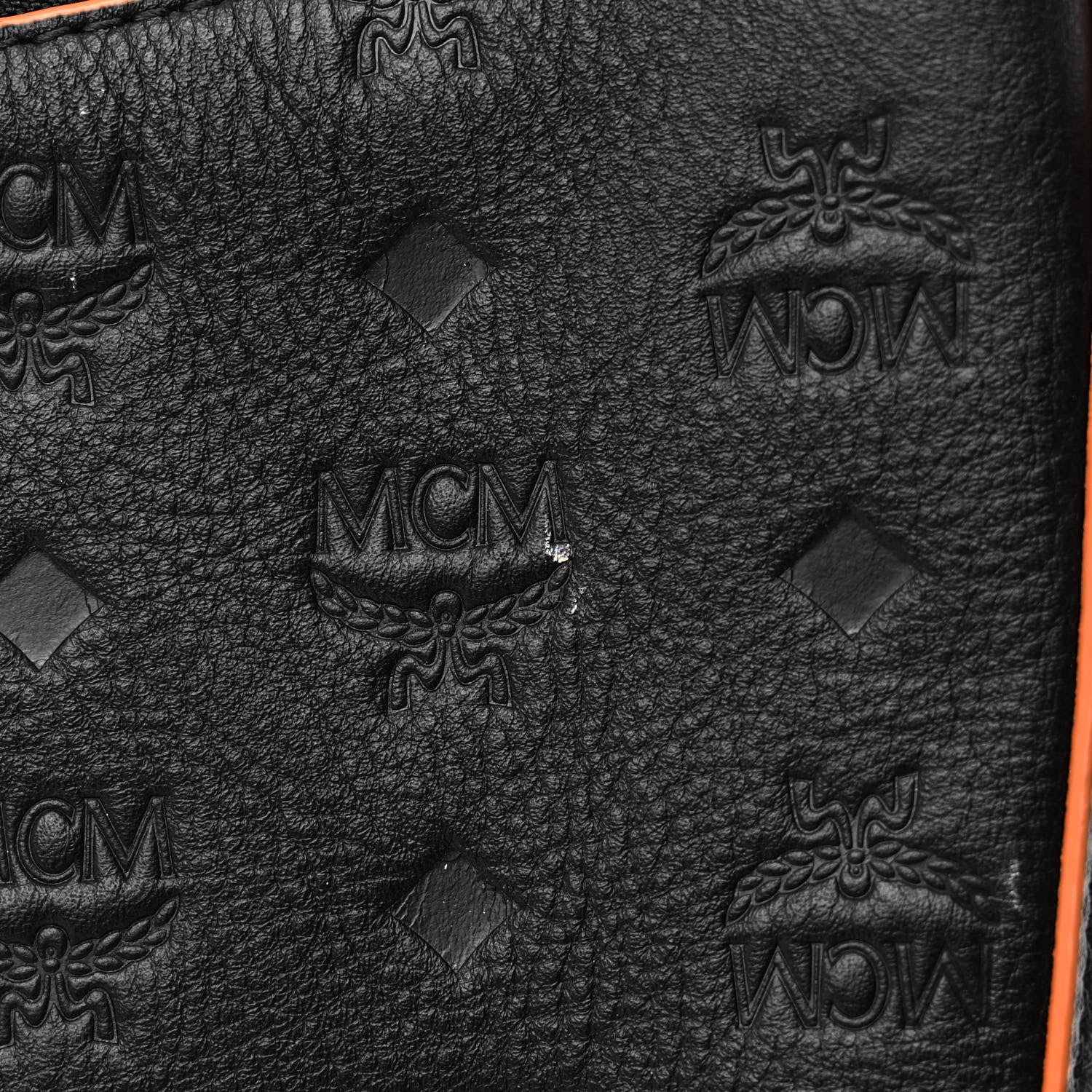 MCM Calfskin Ottomar Monogram Large Klara Hobo Black 10 of 10