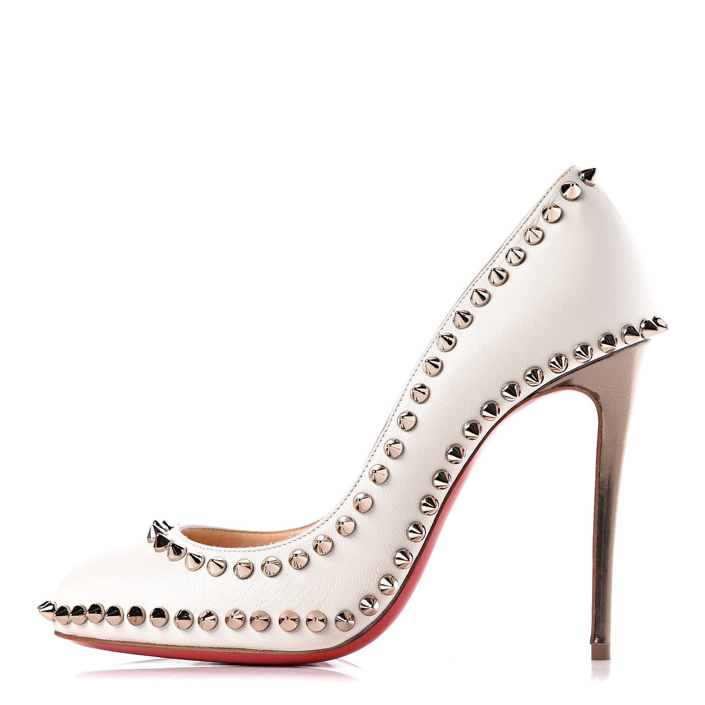 Kid Specchio Dorispiky 100 Pumps 37 Neige Colombe