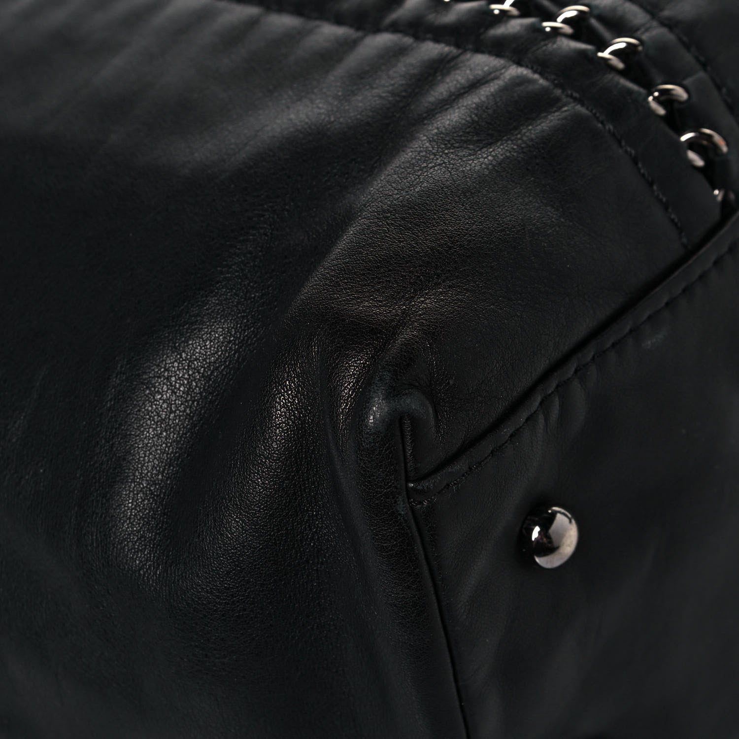 Chanel Smooth Calfskin Luxe Ligne Tote Black 9 of 14