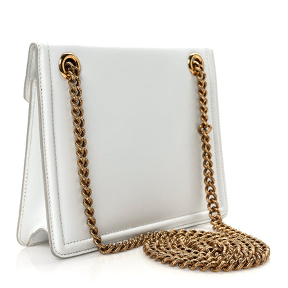 Dolce & Gabbana Smooth Calfskin Medium Devotion Crossbody Bag White 3 of 11
