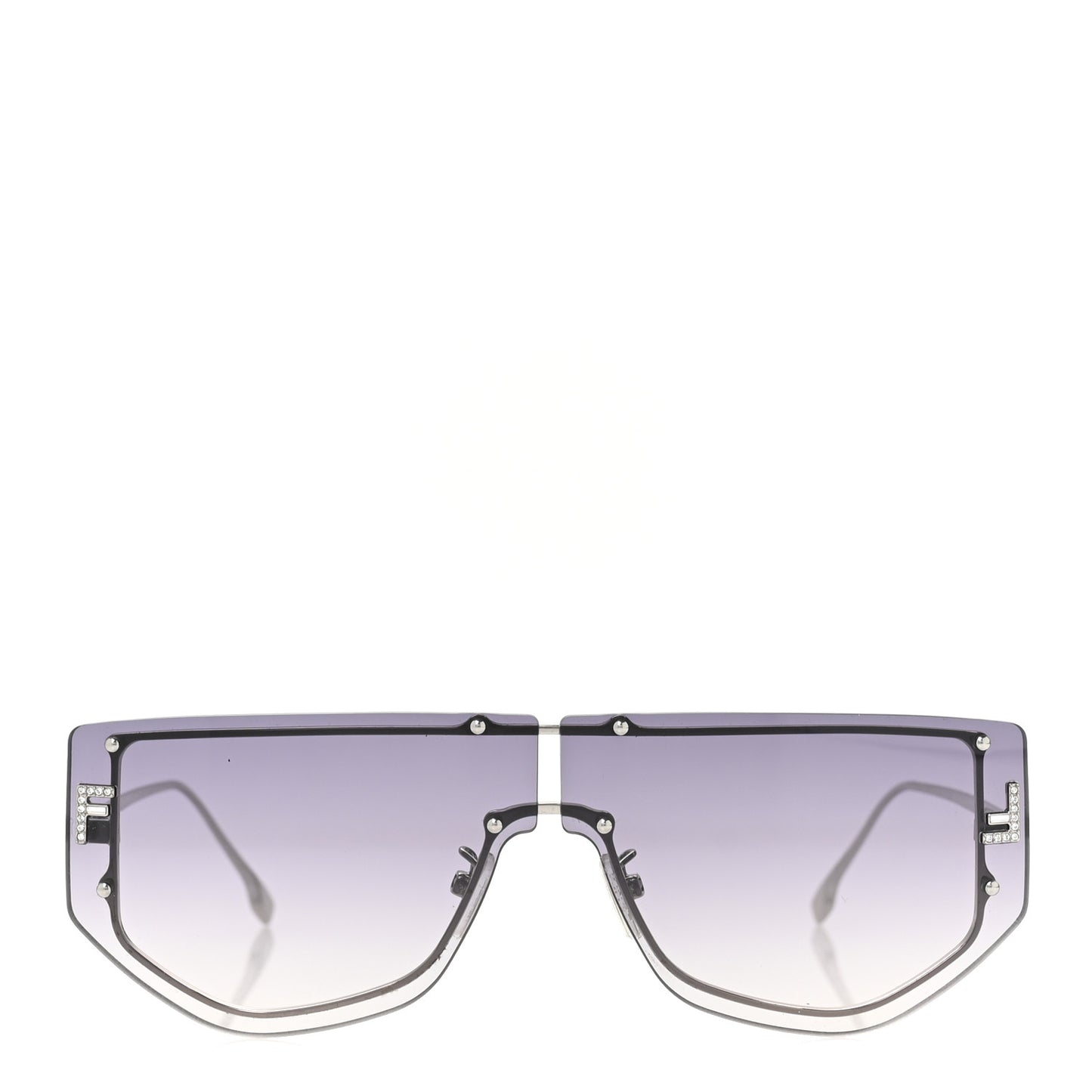Metal Fendi First Sunglasses FE 40096U Black