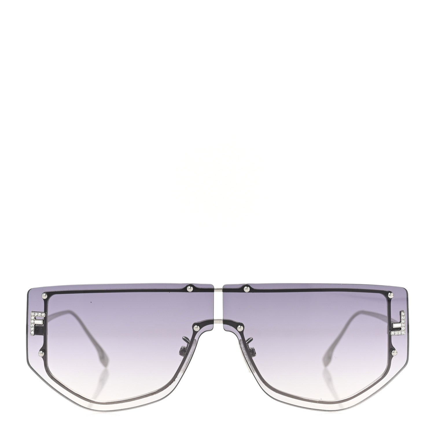 Fendi Metal Fendi First Sunglasses FE 40096U Black 2 of 8