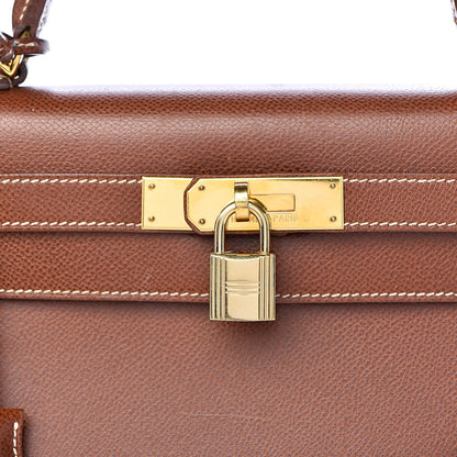 Hermes Veau Grain Lisse Kelly Sellier 28 Noisette 40 of 40