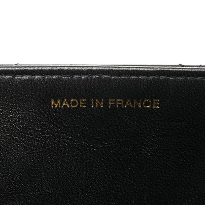 Chanel Lambskin Quilted Briefcase Laptop Bag Black 8 of 11