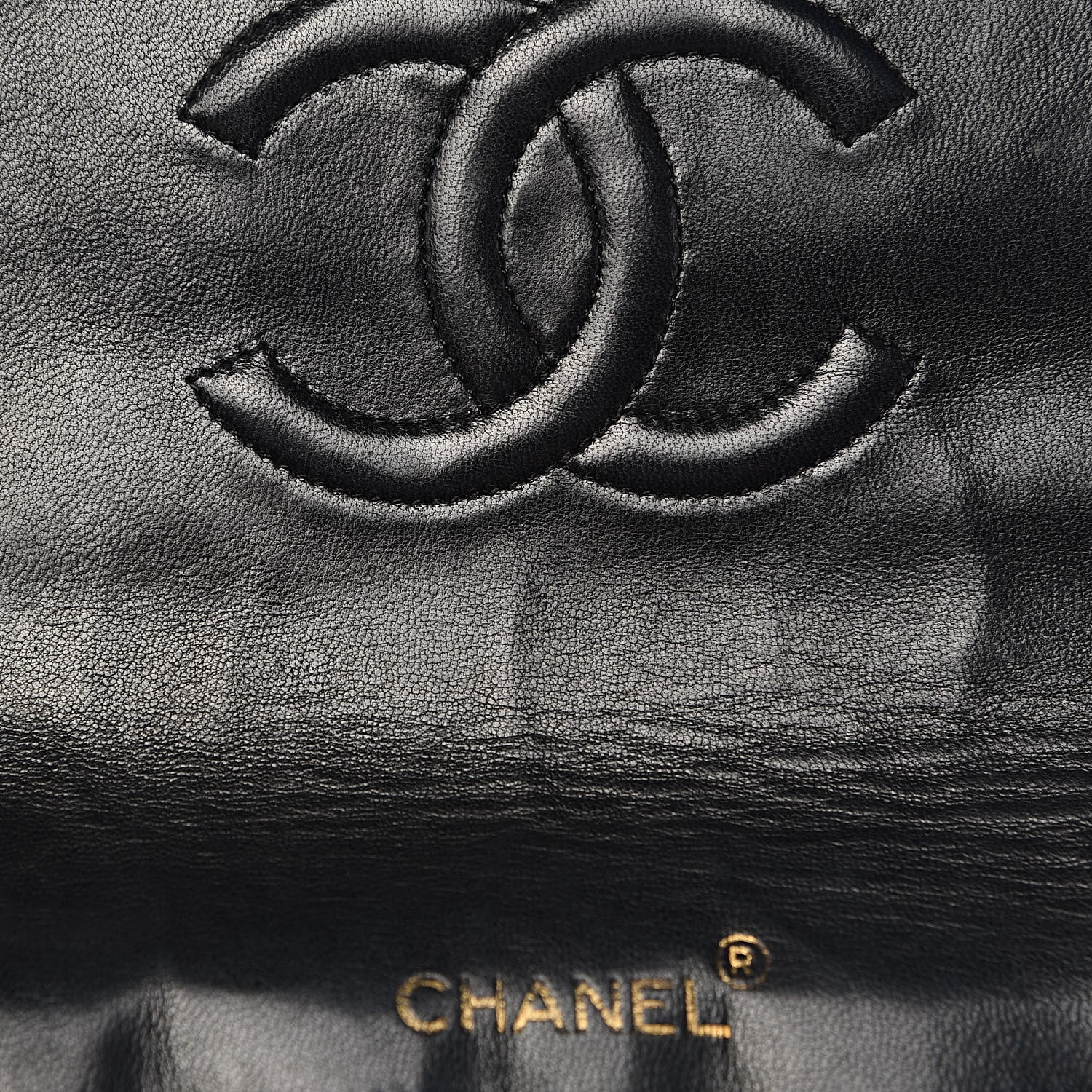 Chanel Lambskin Quilted Small Single Flap Black 9 of 15