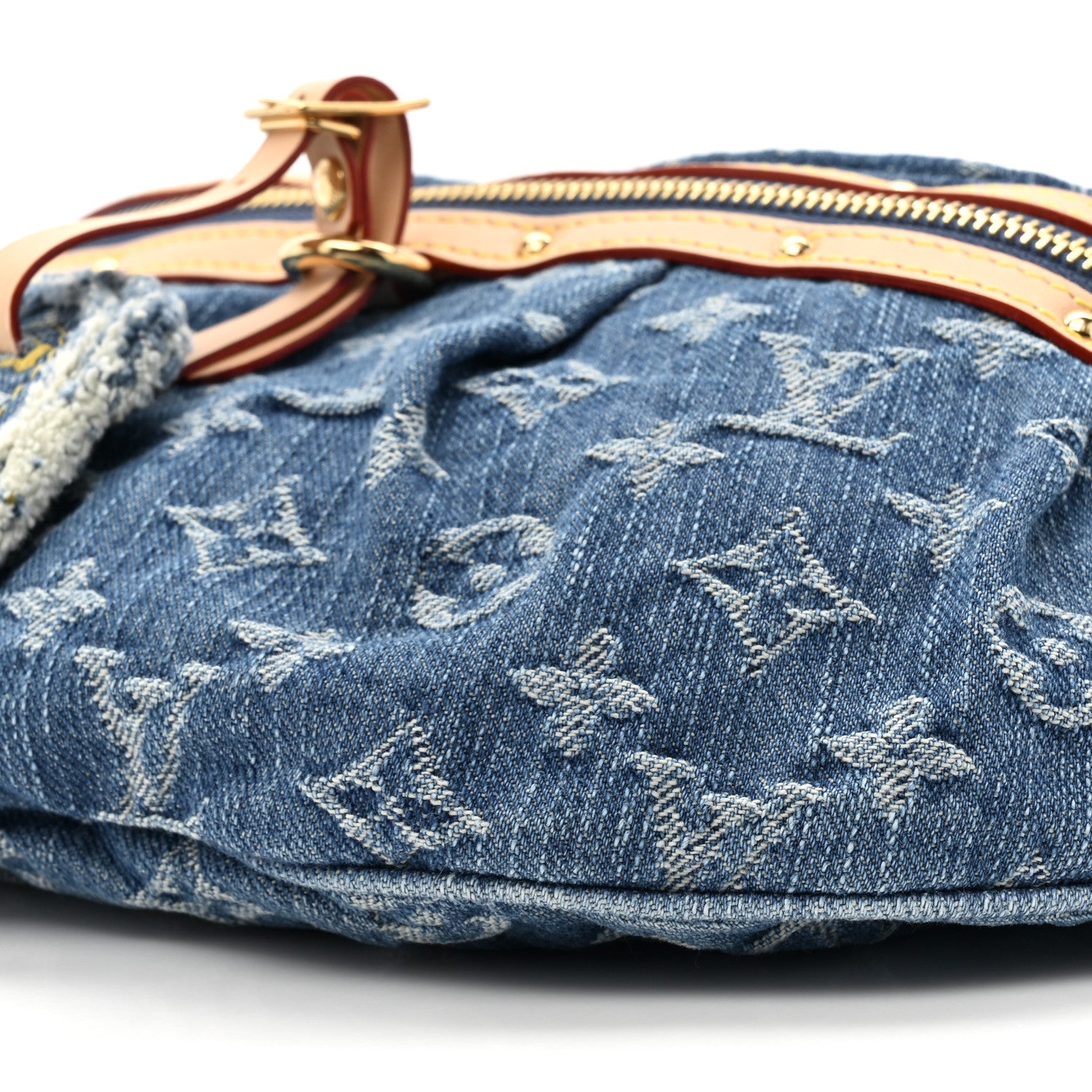 Louis Vuitton Monogram Denim High Rise Bumbag Blue 8 of 9