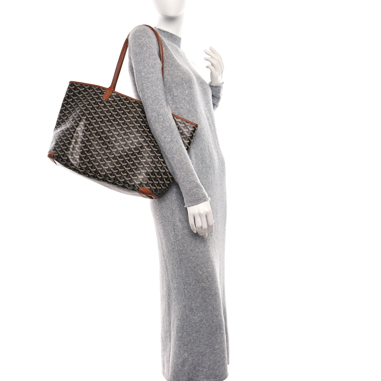 Goyard Goyardine Artois MM Black Gold 2 of 8