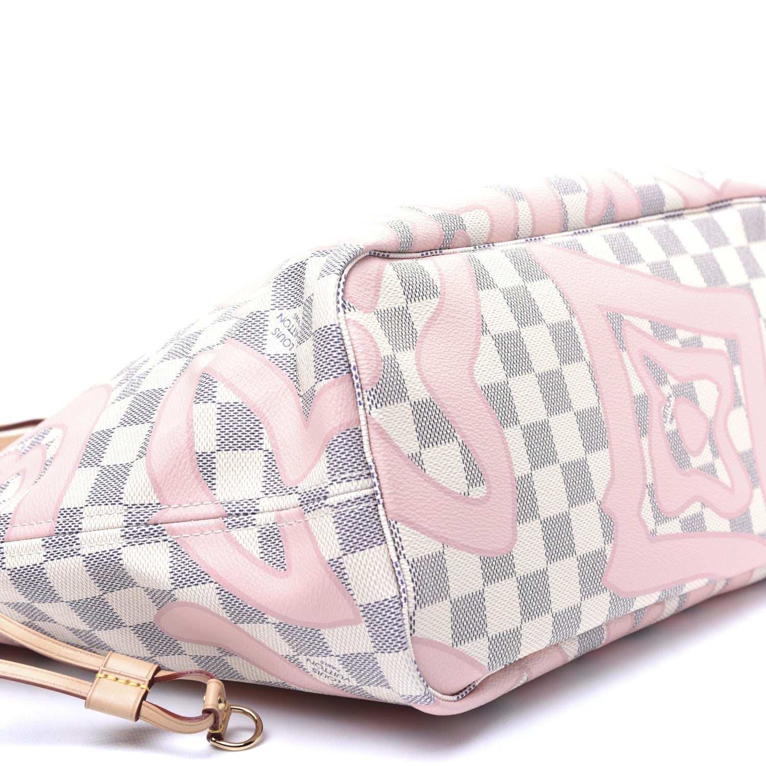 Louis Vuitton Damier Azur Tahitienne Neverfull MM 6 of 14