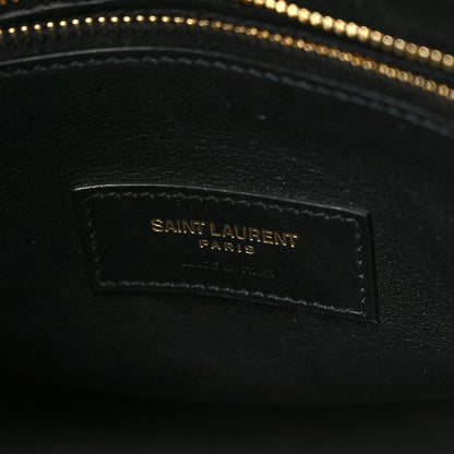 Saint Laurent Smooth Calfskin Small Le 5 A 7 Soft Hobo Black 5 of 7