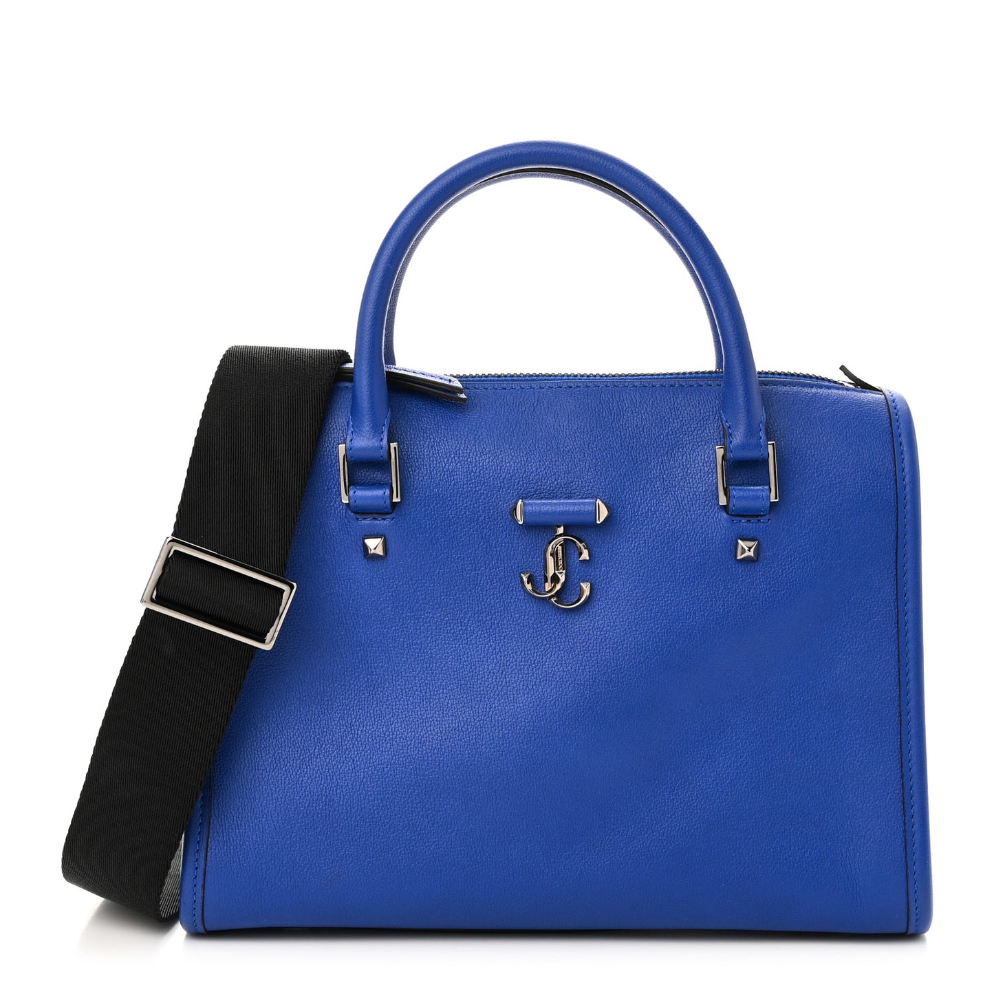 Grainy Calfskin Webb Top Handle Bag Ultraviolet