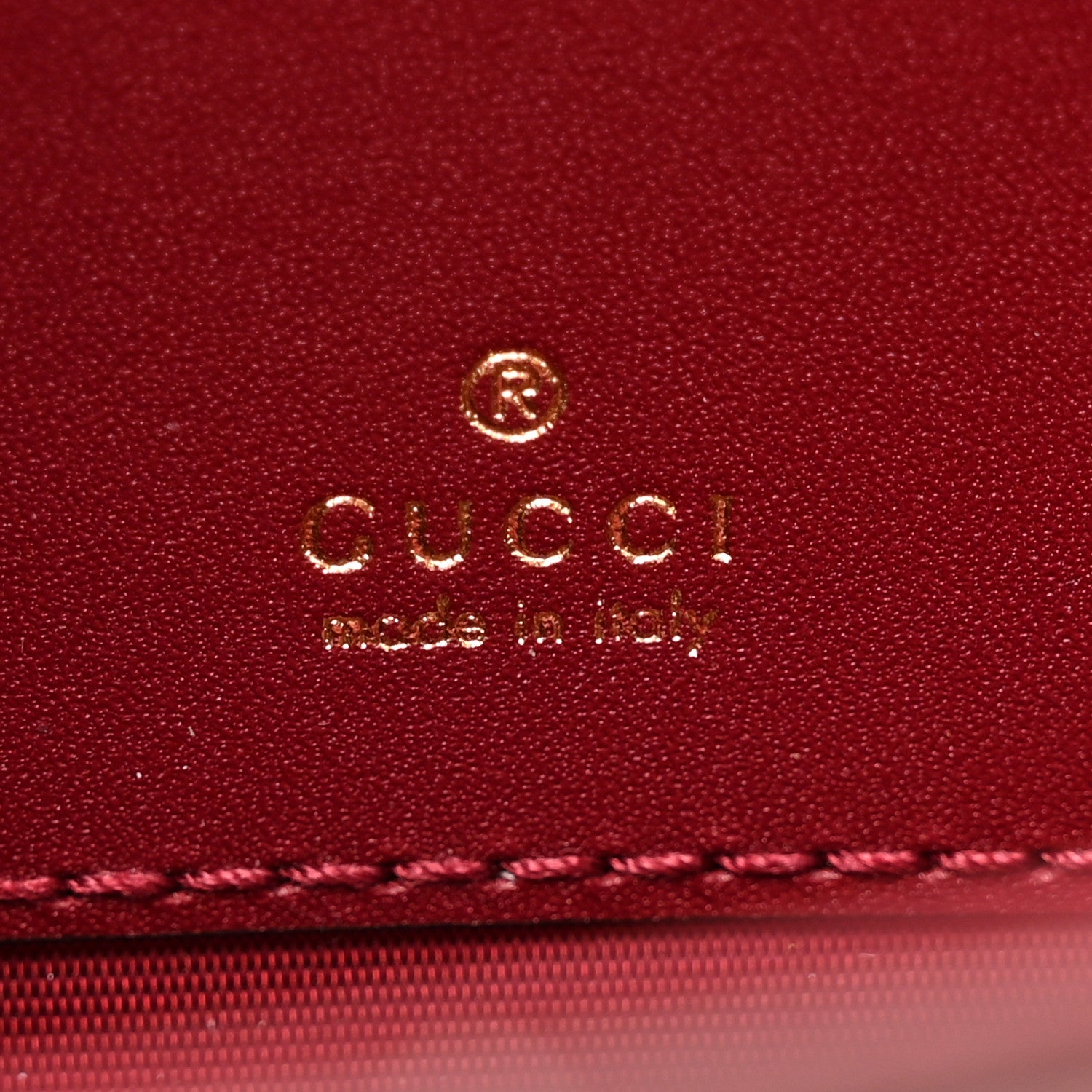 Gucci Shiny Calfskin Small Bamboo Night Bag Rosso Ancora 6 of 12
