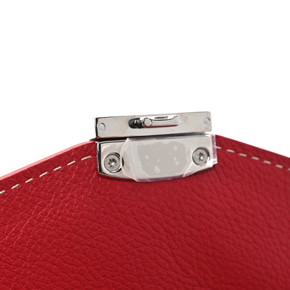 Goyard Goyardine Calfskin Chypre Wallet Pouch Red 10 of 11