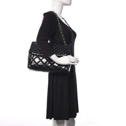 Chanel Vinyl Quilted In the Business Flap Bag Black 2 of 10
