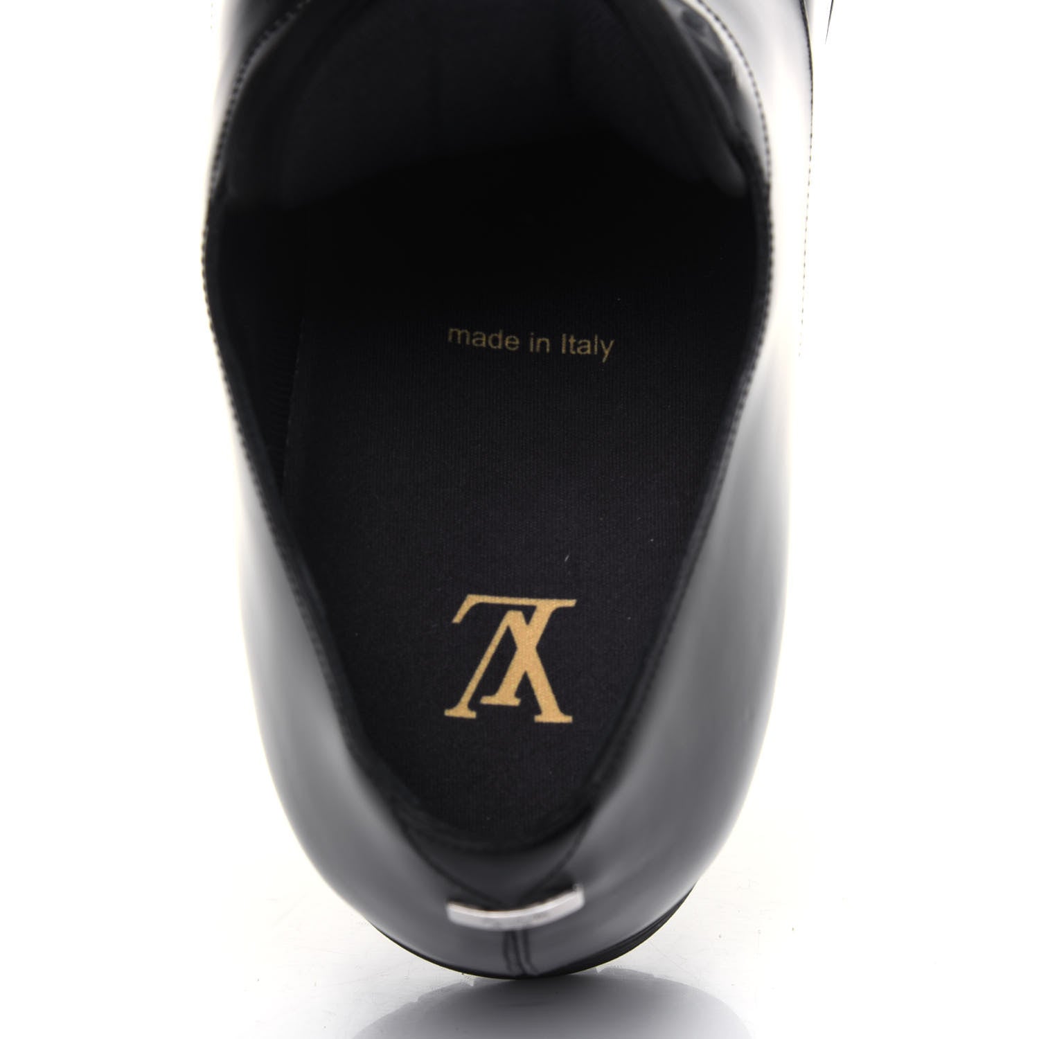 Louis Vuitton Calfskin Mens Derby LV Harness Shoes 9 Black 7 of 9