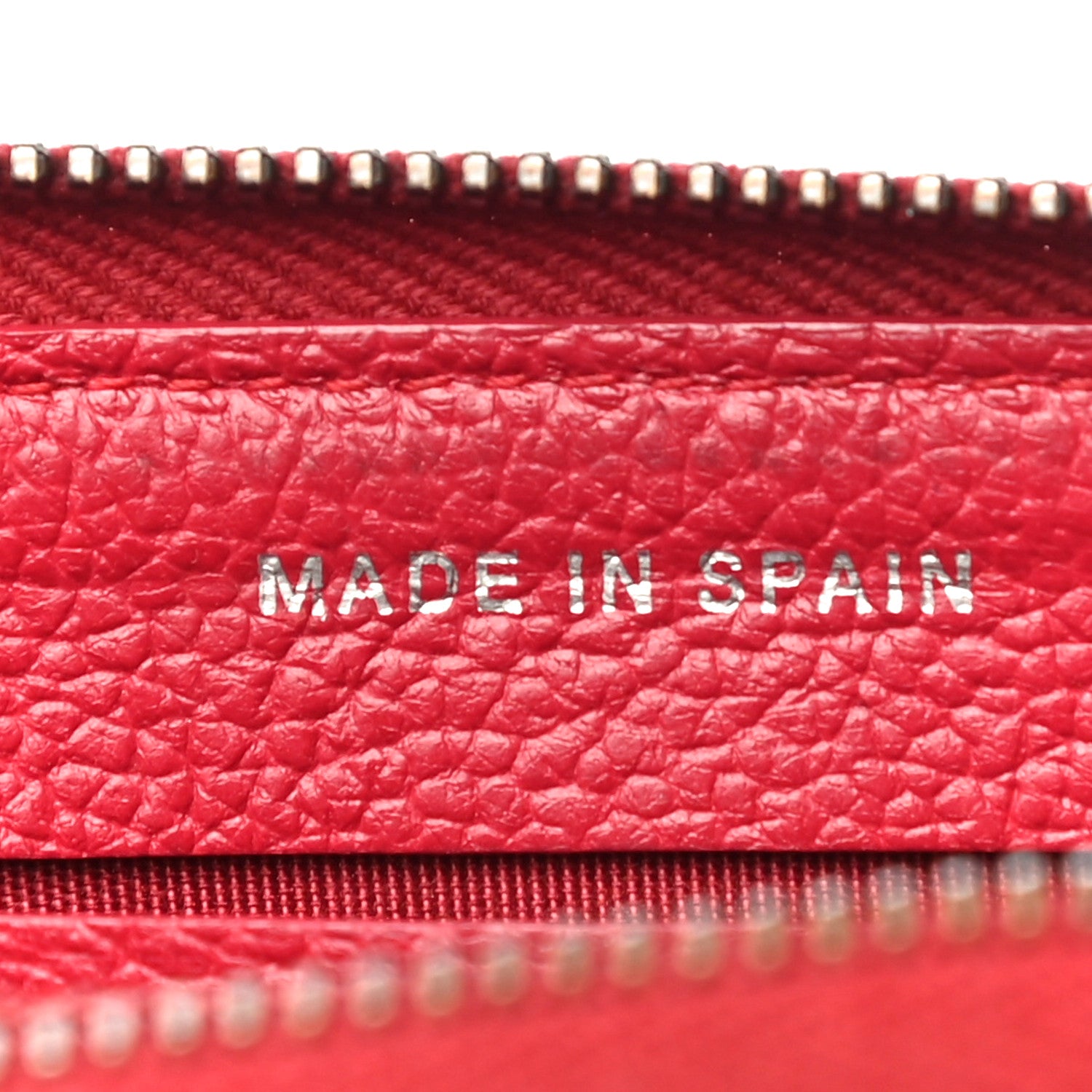 Chanel Caviar Quilted Small Zip Around Wallet Red 7 of 19