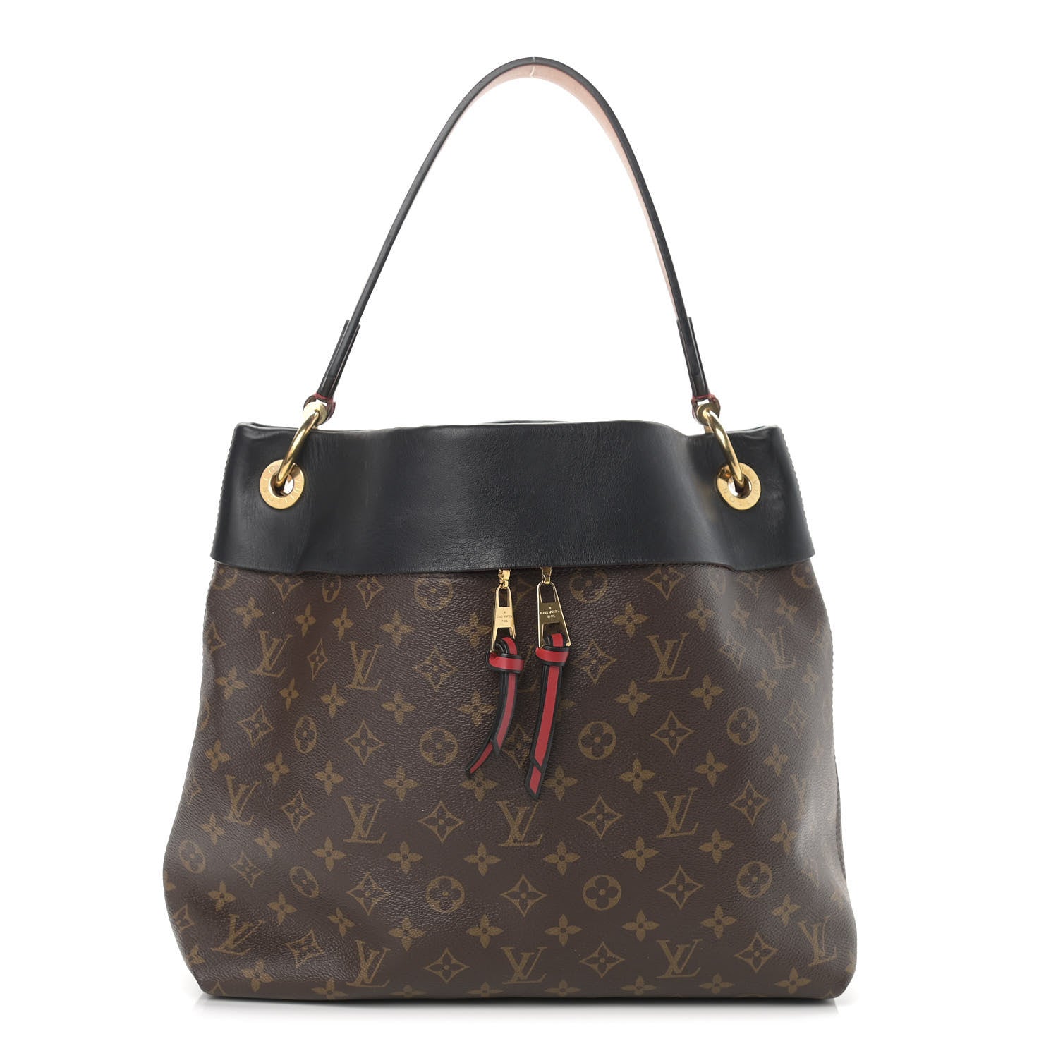 Louis Vuitton Monogram Tuileries Hobo Black 1 of 14