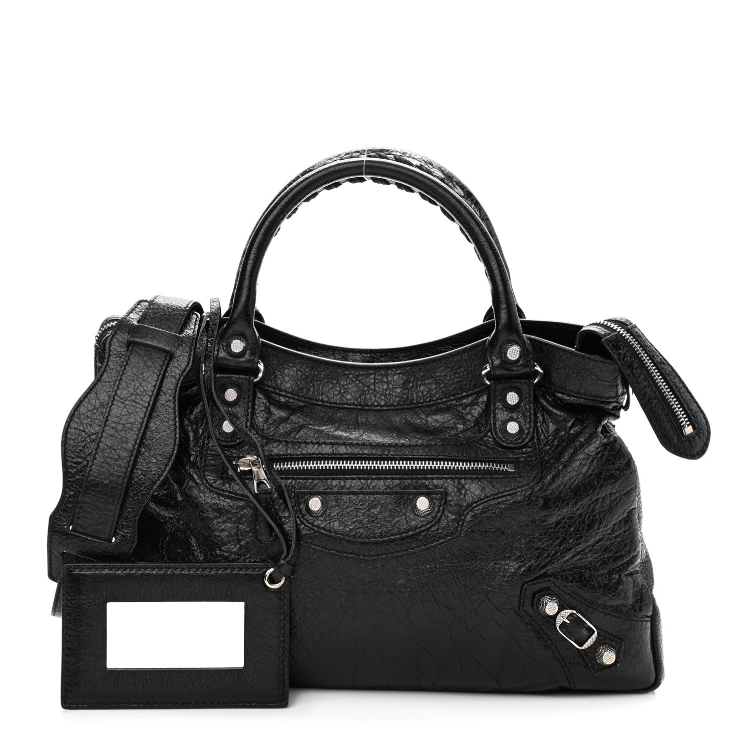 Balenciaga Agneau Giant 12 Silver Hardware Town Black 1 of 10