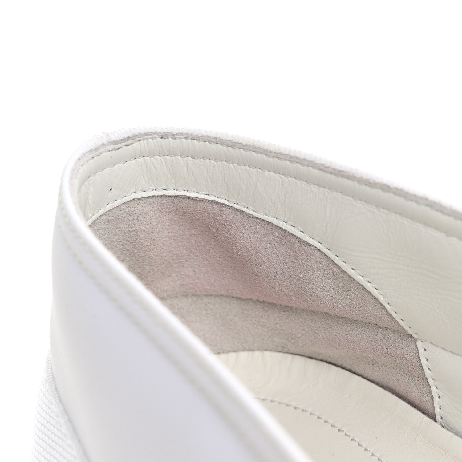 Prada Technical Nylon Triangle Logo Mens Slip On Sneakers 11 White 11 of 12