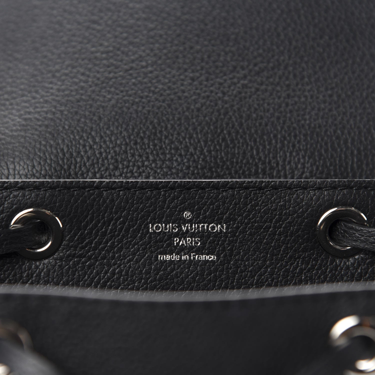 Louis Vuitton Calfskin Lockme Mini Backpack Black 5 of 8