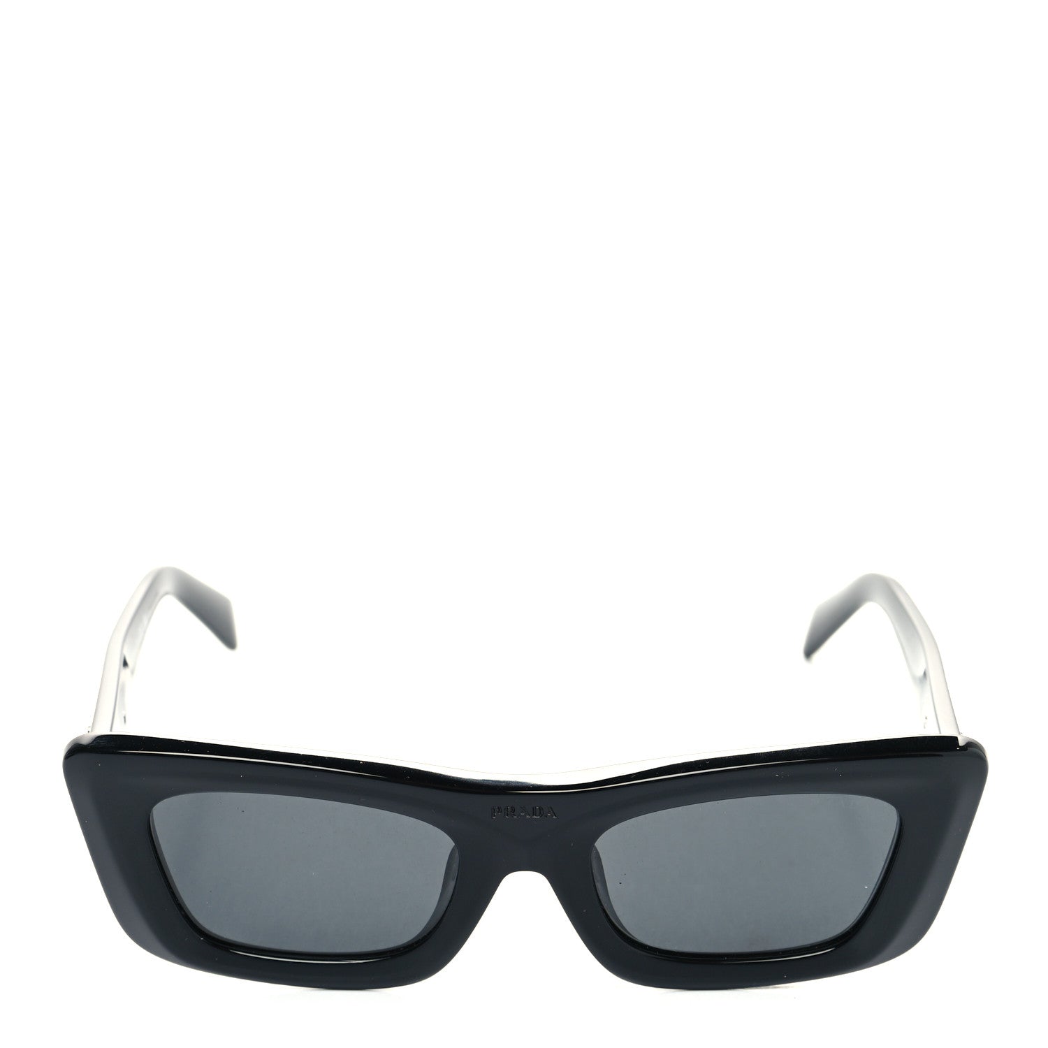 Prada Acetate Symbole Sunglasses SPR 13Z Black 2 of 8