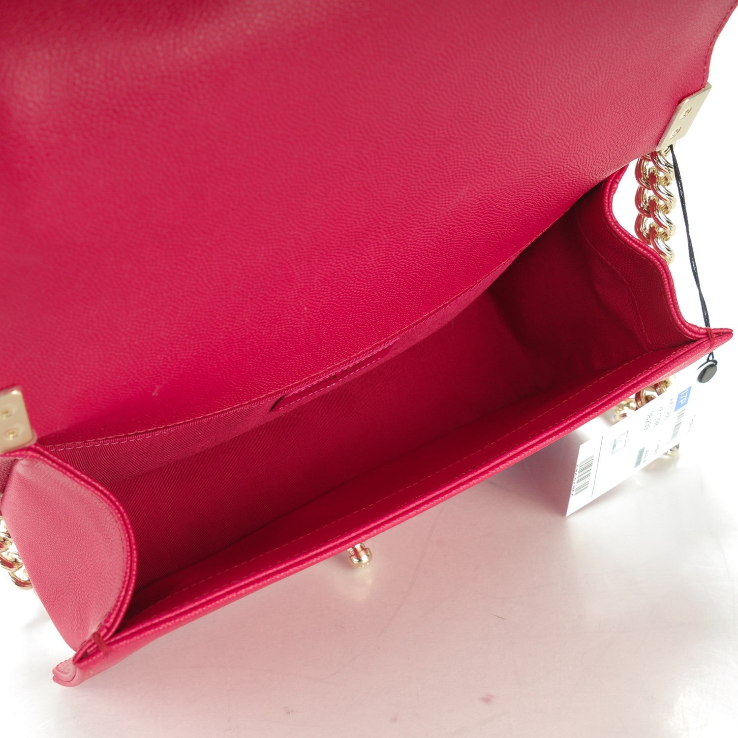 Chanel Caviar Quilted Medium Boy Flap Fuchsia 5 of 7