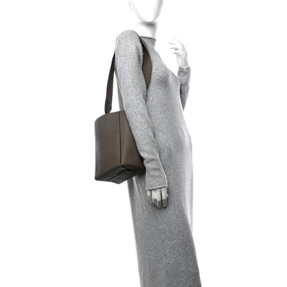 Celine Soft Grained Calfskin Small Sangle Bucket Bag Taupe 2 of 14