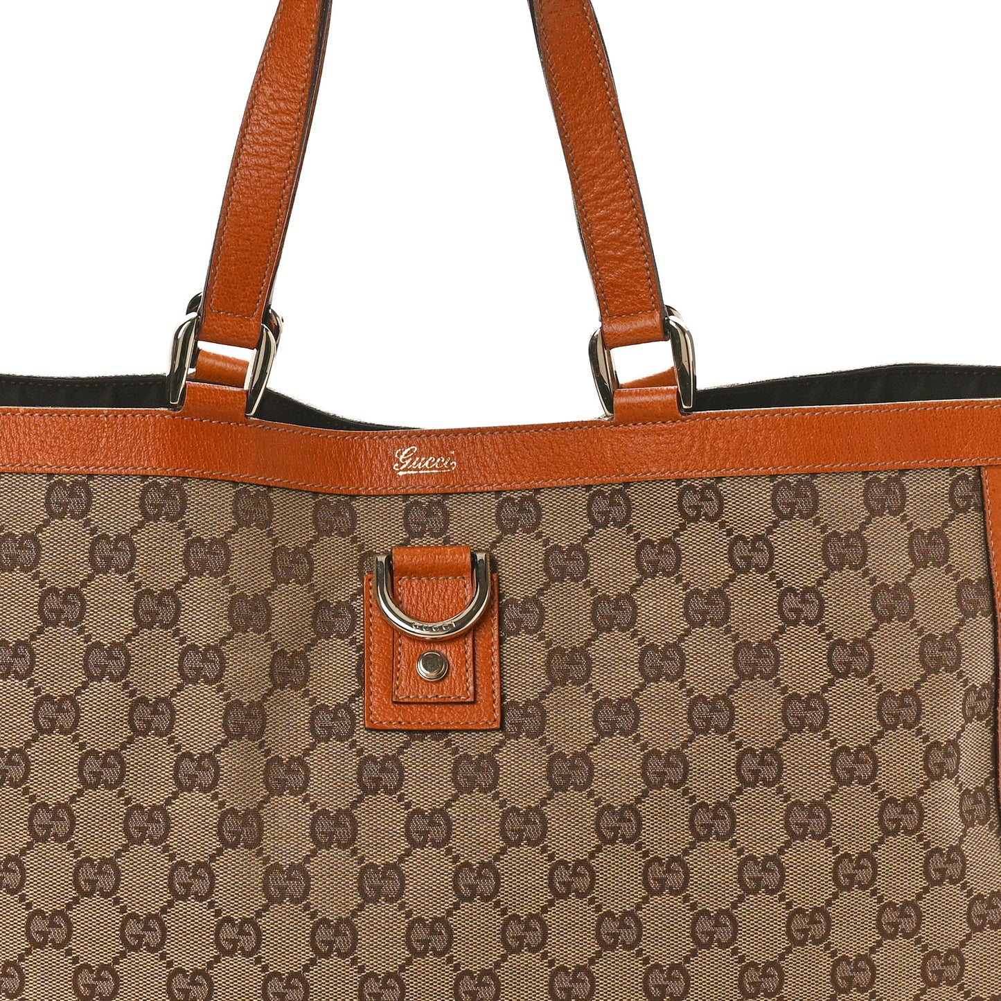 Monogram Large Abbey Tote Orange