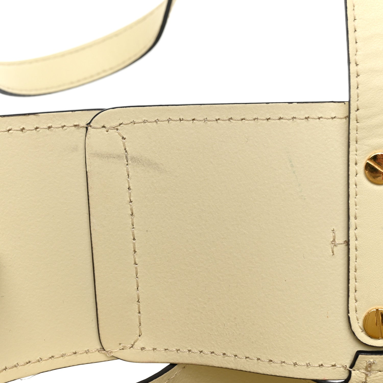 Chloe Smooth Grained Calfskin Small Aby Tote White 9 of 16