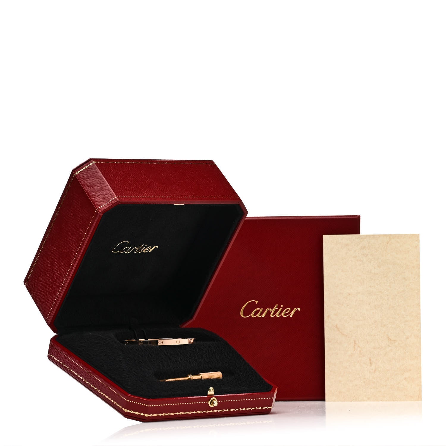 Cartier 18K Pink Gold Small LOVE Bracelet 17 8 of 8