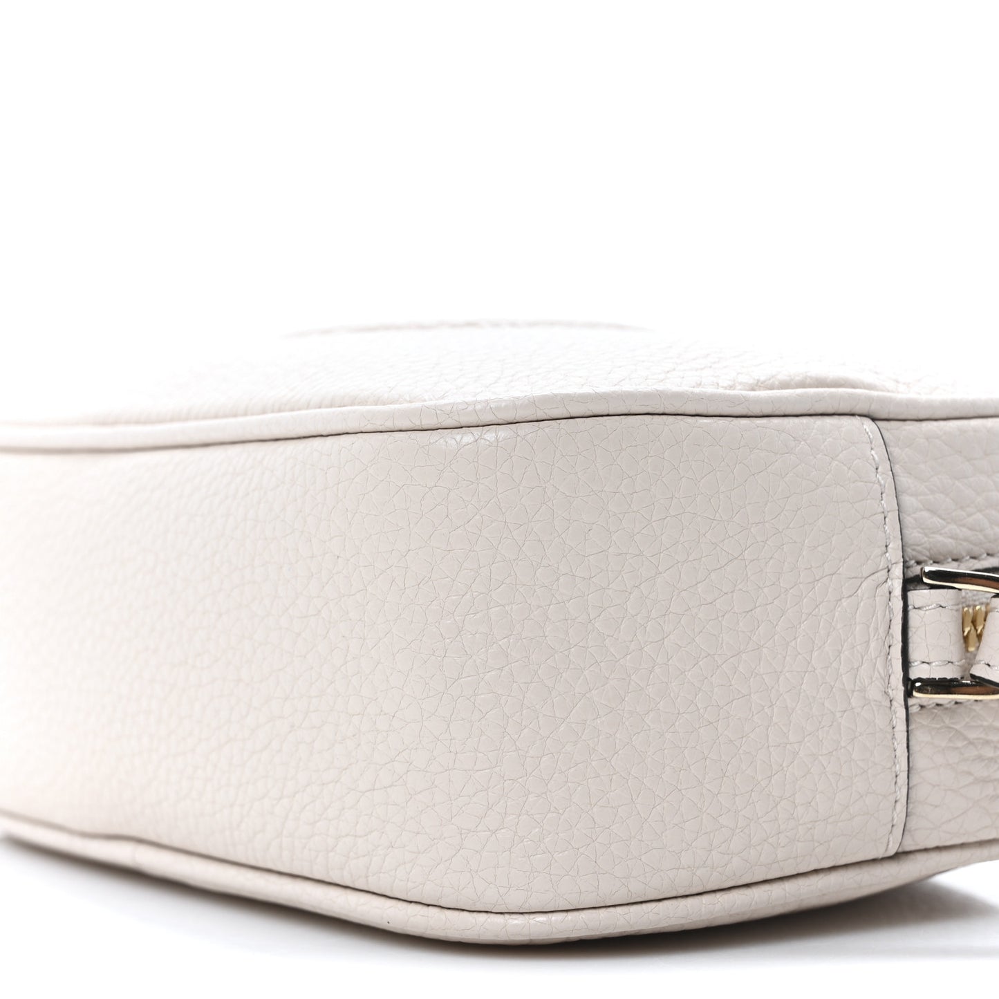 Calfskin City Goncho Crossbody Camera Bag Ivory