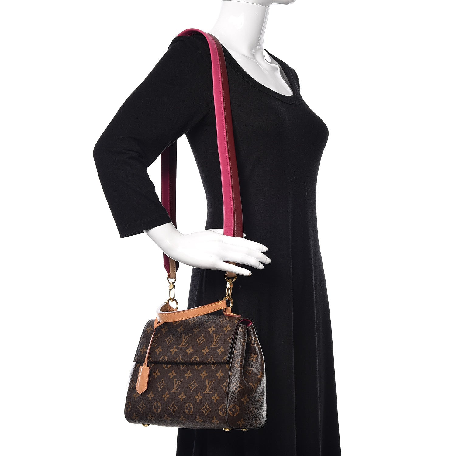 Louis Vuitton Monogram Cluny BB Pink 2 of 11