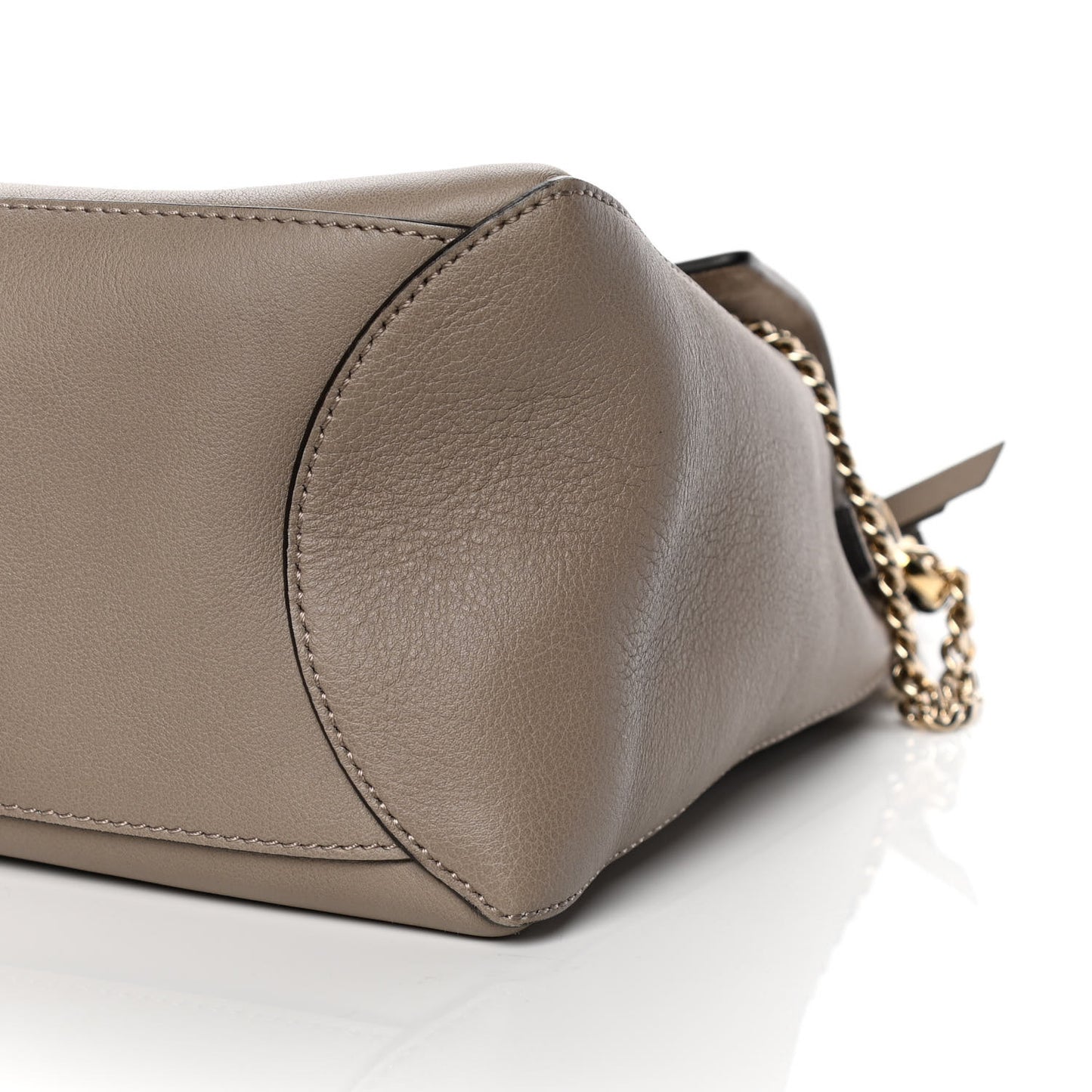 Calfskin Medium Faye Day Shoulder Bag Motty Grey