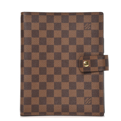 Louis Vuitton Damier Ebene Large Ring Agenda Cover 1 of 6