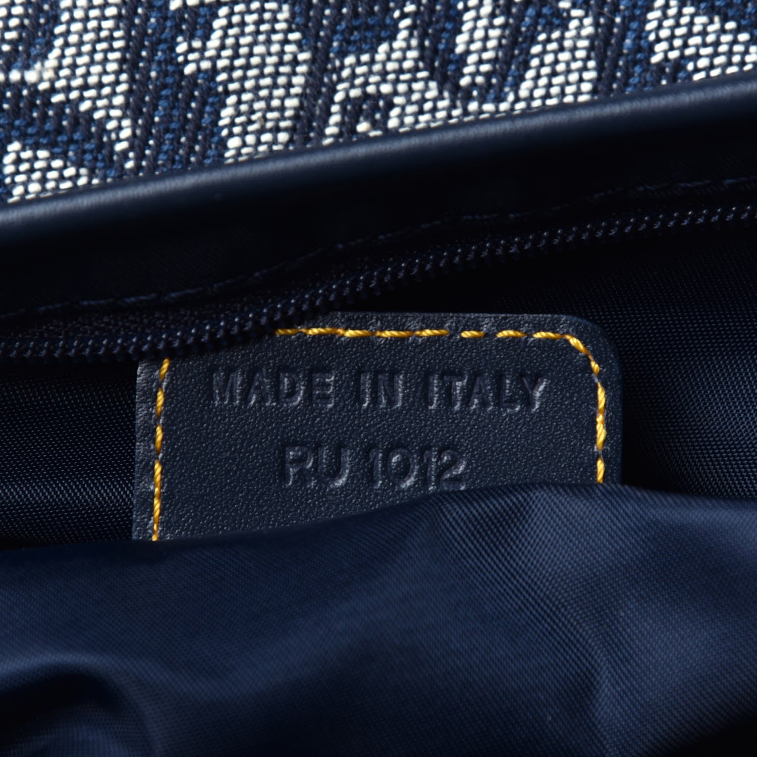 Christian Dior Monogram Saddle Bag Blue 7 of 9