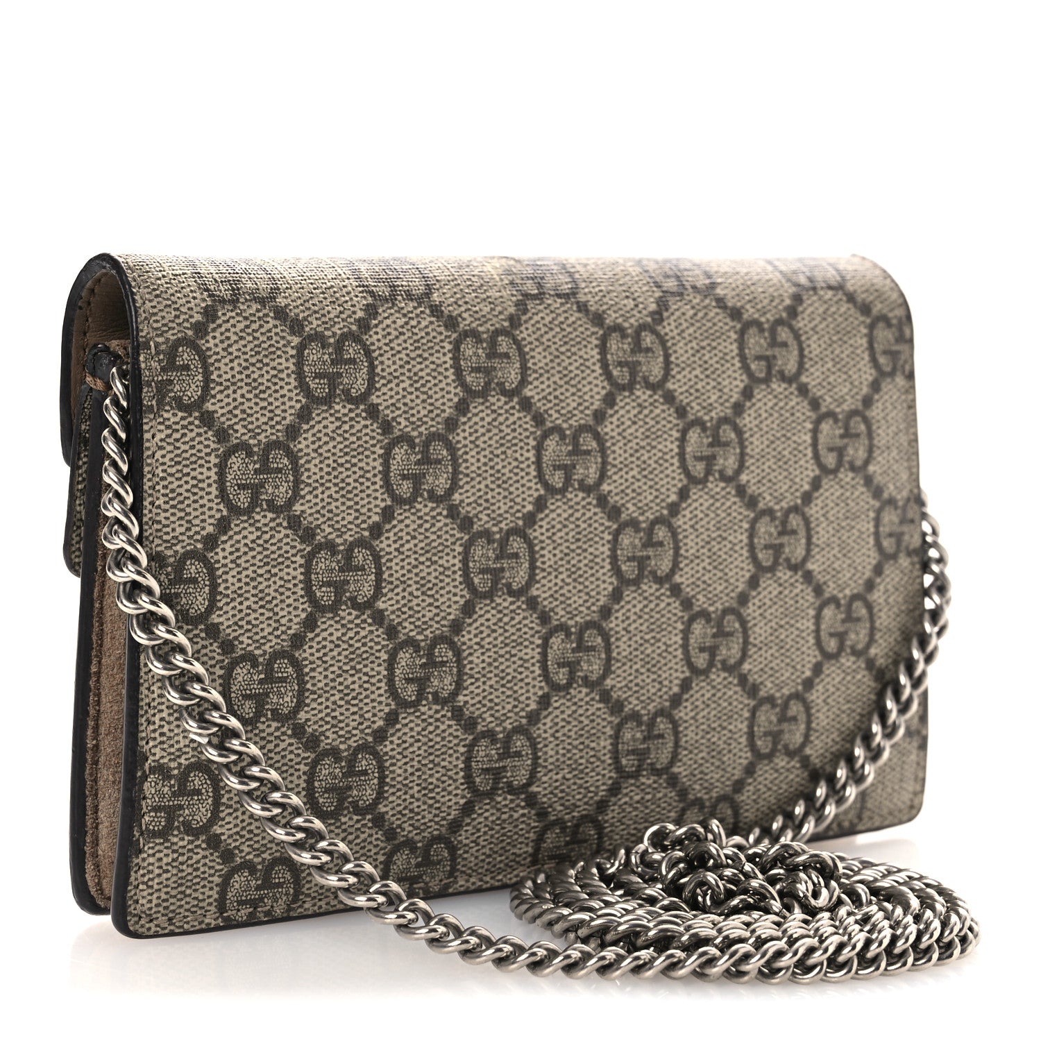 Gucci GG Supreme Monogram Super Mini Dionysus Shoulder Bag Taupe 3 of 11