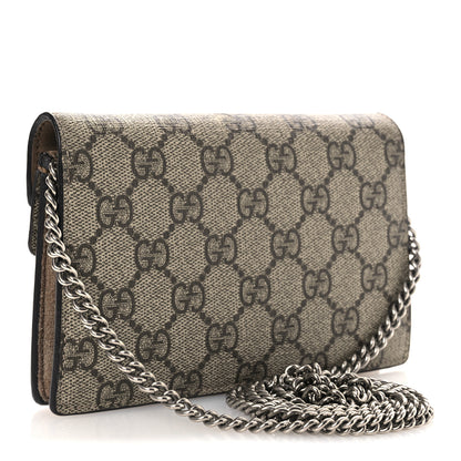 Gucci GG Supreme Monogram Super Mini Dionysus Shoulder Bag Taupe 3 of 11