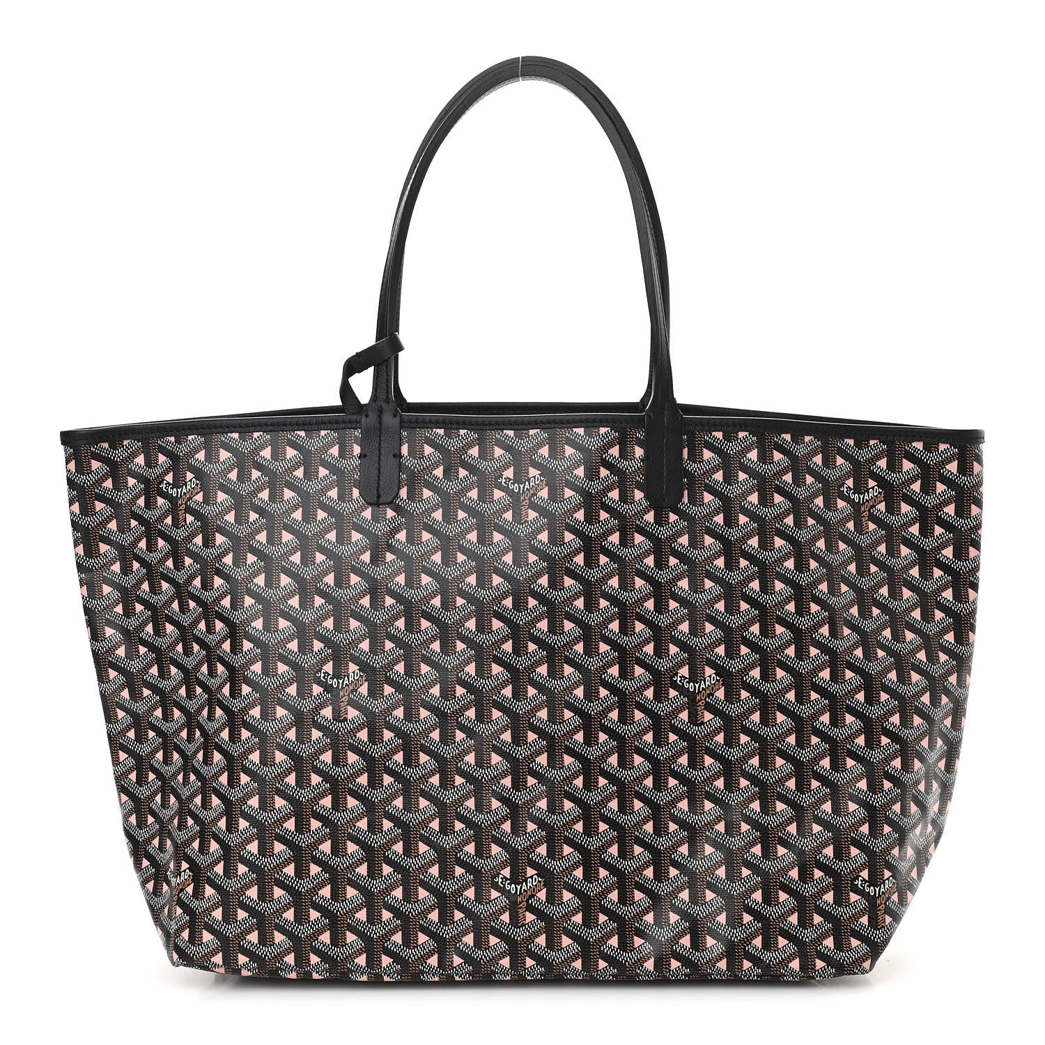 Goyard Goyardine Saint Louis Claire Voie PM Black Pink 3 of 9