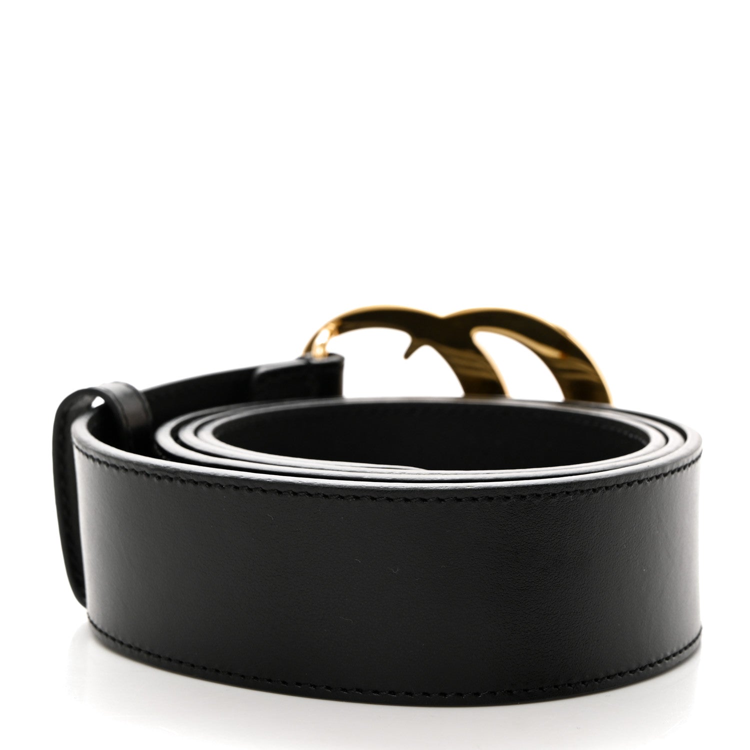 Gucci Plutone Calfskin Double G 40mm Belt 95 38 Black 2 of 5